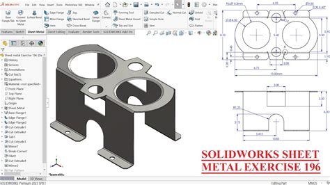 solidworks sheet metal tutorial for beginners|solidworks sheet metal simulation.